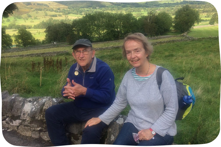Jill and John in the Peak District