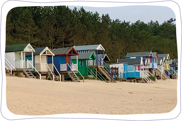 Norfolk fields and coastline