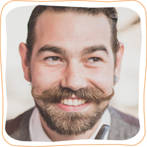 man with a fabulous moustache