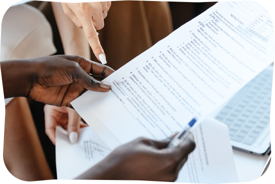 Documents to be signed